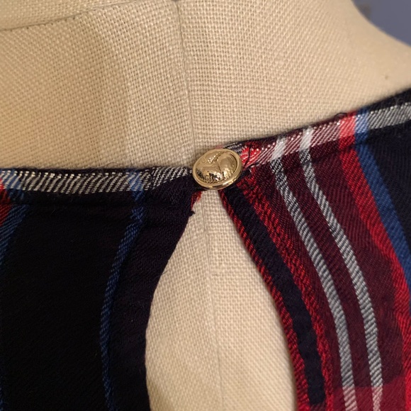 Motherhood maternity tartan plaid top - Picture 4 of 5